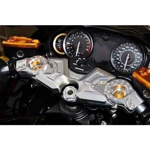 AGRAS アグラス トップブリッジカバー＆ハンドルセット カラー：ゴールド GSX1300R SUZUKI スズキ ハンドルキット ハンドル