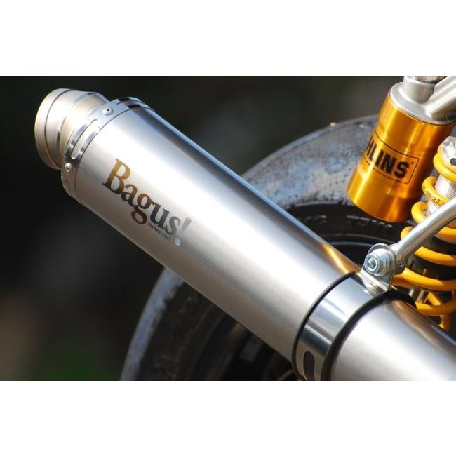 Bagus! バグース &Phi;90チタンサイレンサー 差込径：&Phi;50.8／内径：&Phi;38／長さ：400mm 補修・汎用サイレンサー マフラー