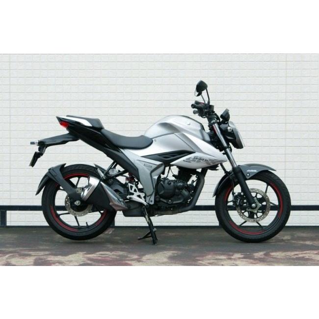 WR’S ダブルアールズ バトルステップ WS／WK カラー：シルバーアルマイト GIXXER150 SUZUKI スズキ バックステップ ステップ 足回り_3