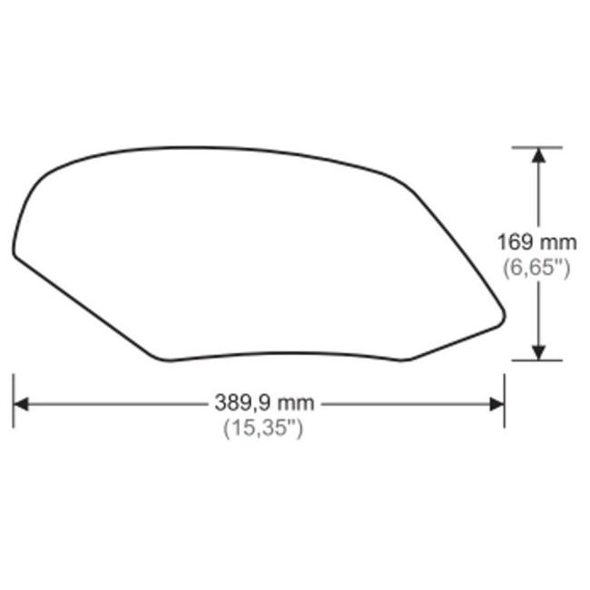 Puig プーチ サイドタンクパッド (SIDE TANK PADS) カラー：クリア RSV4 FACTORY R RF RR TUONO V4R APRILIA アプリリア ニーグリップパッド タンク関連 外装 | Puig | 04