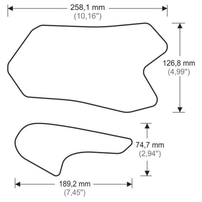Puig プーチ サイドタンクパッド (SIDE TANK PADS) カラー：クリア 899 PANIGALE 959 1199 1299 S DUCATI ドゥカティ ニーグリップパッド タンク関連 外装 | Puig | 02