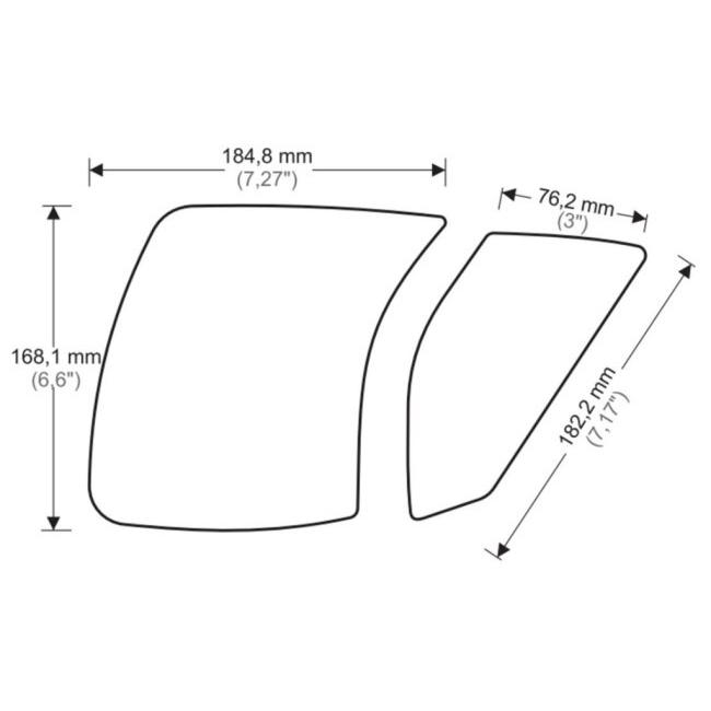 Puig プーチ サイドタンクパッド (SIDE TANK PADS) カラー：クリア PANIGALE V4 S V4R DUCATI ドゥカティ ニーグリップパッド タンク関連 外装 | Puig | 01