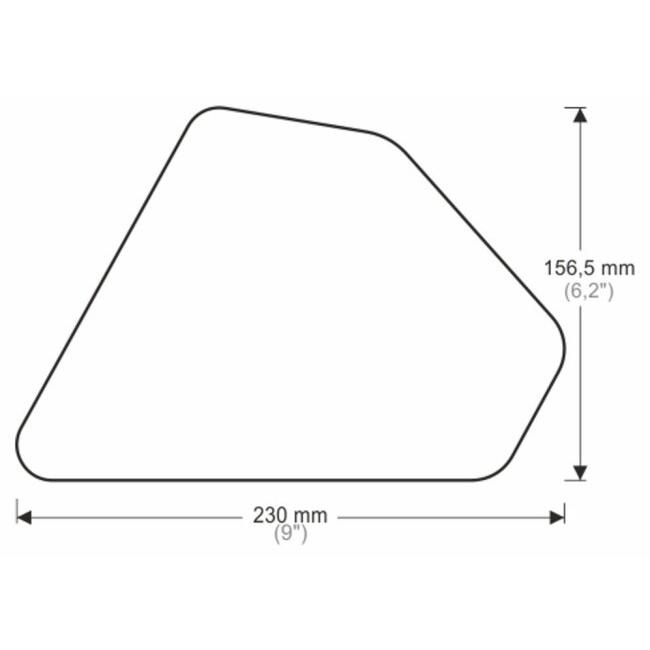 Puig プーチ サイドタンクパッド (SIDE TANK PADS) カラー：クリア 1050 ADVENTURE 1090 R 1190 1290 SUPER S T 690 DUKE KTM ニーグリップパッド タンク関連 | Puig | 01
