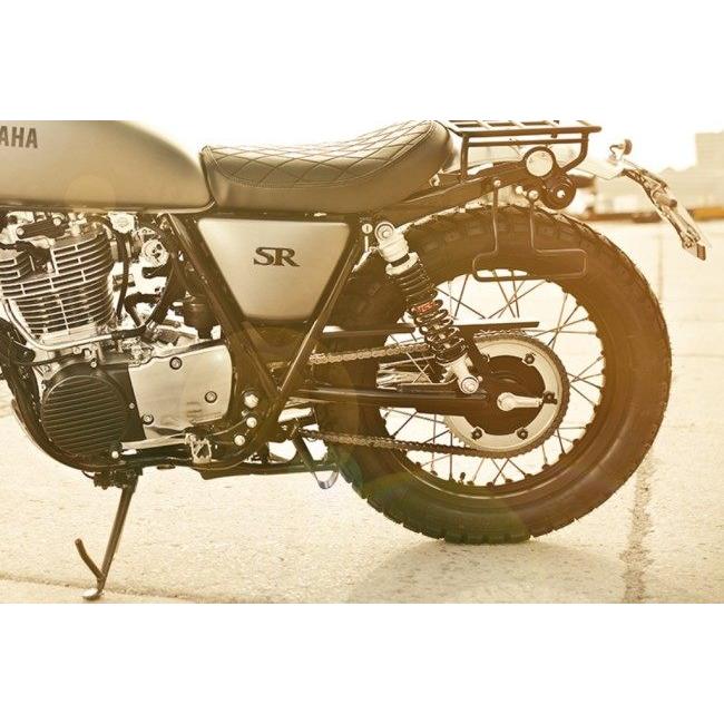 KEDO ケド フロントスプロケットカバー カラー：ブラック SR400 SR500