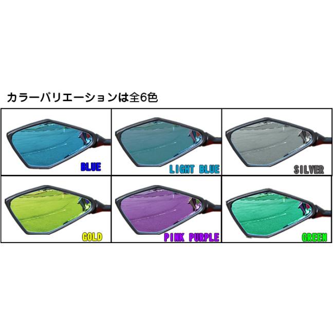 AUTBAHN アウトバーン 広角ドレスアップミラー カラー：グリーン / 親水加工オプション：無し 曲率：600R Ninja H2 SX SE SE+ ZX-10R KAWASAKI カワサキ ミラー | ブランド登録なし | 01