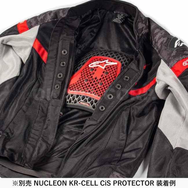Alpinestars バイク用メッシュジャケット 黒/赤 アルパインスターズ（alpinestars） AXIOM SUPERAIR JACKET *ASIA