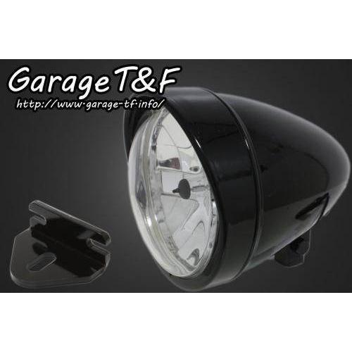 Garage T＆F - Garage T\u0026F 車宿り 5.75inロケット花火ともし火＆ライトステー(手あいE)一揃いの道具 ロケット花火ともし火仕上：黒いこと仕上 250TR KAWASAKI カワサキ ともし火類 車、バイク、自転車-バイク