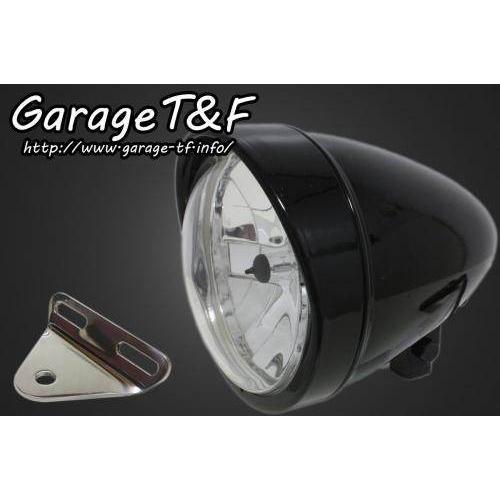 Garage T＆F - Garage T\u0026F 車宿り 5.75inロケット花火ともし火＆ライトステー(手あいA)一揃いの道具 ロケット花火ともし火仕上：黒いこと仕上 バルカン400 II KAWASAKI カワサキ ヘッドライトASSY-バイク-車、バイク、自転車