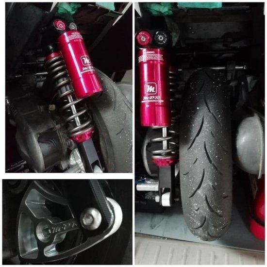 M-DESIGN エムデザイン MD-R リアサスペンション2 カラー：レッド JOG