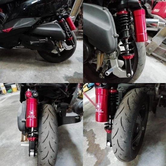 M-DESIGN エムデザイン MD-R リアサスペンション2 カラー：レッド ジョグ ジョグ-DX ジョグ-ZR YAMAHA ヤマハ リアサスペンション サスペンション 足回り | ブランド登録なし | 01