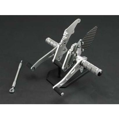 SPICE スパイス タクティカルステップ 3ポジション カラー：シルバー ZRX1100 ZRX1100-2 ZRX1200 DAEG[ダエグ] ZRX1200R ZRX1200S KAWASAKI カワサキ ステップ
