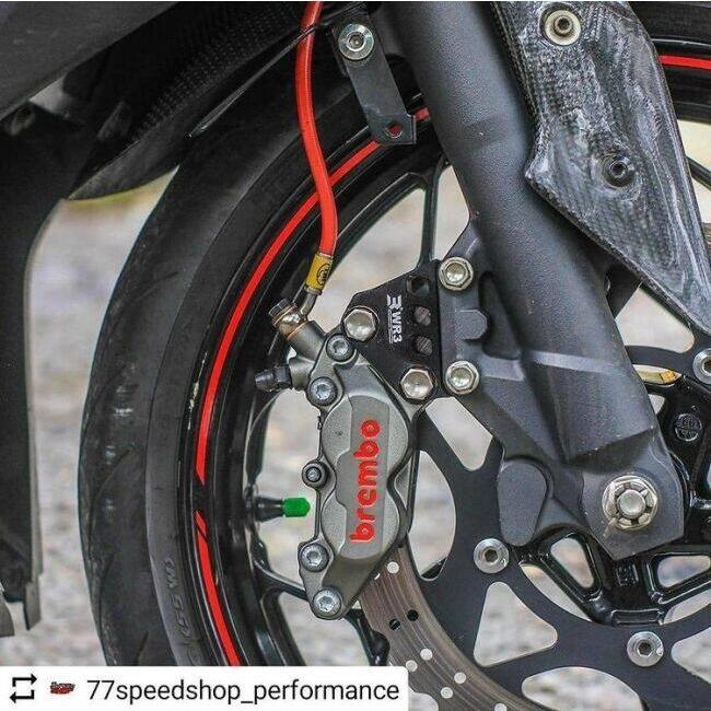 WR3 ダブルアールスリー フロントキャリパーサポート BREMBO用 カラー
