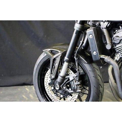 A-TECH エーテック フロントフェンダーSPL タイプ：開繊ドライカーボン(KDC) Z900RS KAWASAKI カワサキ フロントフェンダー フェンダー関連 外装の画像