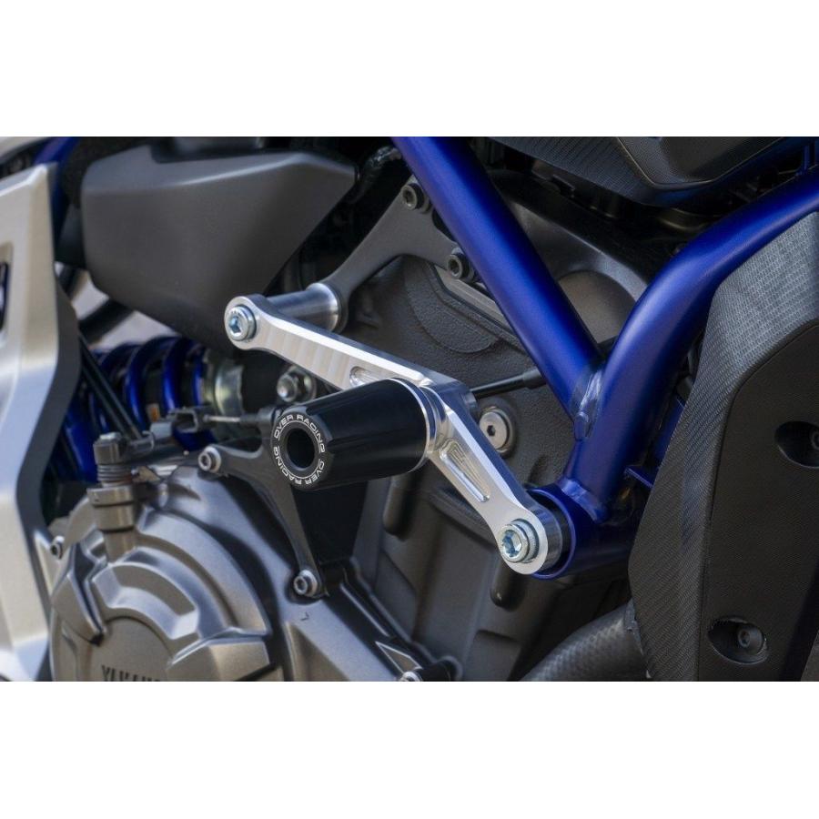 OVER オーヴァー エンジンスライダー タイプ2 カラー：シルバーアルマイト仕上げ MT-07 YAMAHA ヤマハ エンジンスライダー・フレームスライダー フレーム