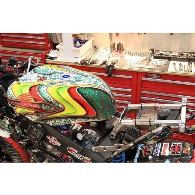 T2 Racing T2レーシング アルミシートレール＆ガソリンタンクセット【Racers Series】 タンクキャップカラー：ブルー NSR250R HONDA ホンダ フレームの画像