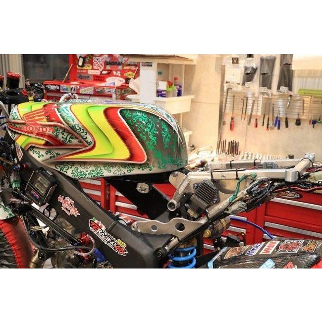 T2 Racing T2レーシング アルミシートレール＆ガソリンタンクセット【Racers Series】 タンクキャップカラー：ブルー NSR250R HONDA ホンダ フレームの画像