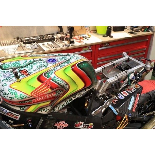 T2 Racing T2レーシング アルミシートレール＆ガソリンタンクセット【Racers Series】 タンクキャップカラー：ブラック NSR250R HONDA ホンダ フレームの画像