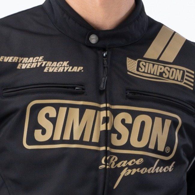 SIMPSON シンプソン NSM-2203 Riders Mesh Jacket［ライダース メッシュ ジャケット］ サイズ：LW｜webike｜11