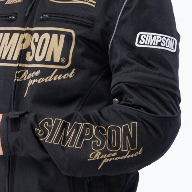 SIMPSON シンプソン NSM-2203 Riders Mesh Jacket［ライダース メッシュ ジャケット］ サイズ：LW｜webike｜12