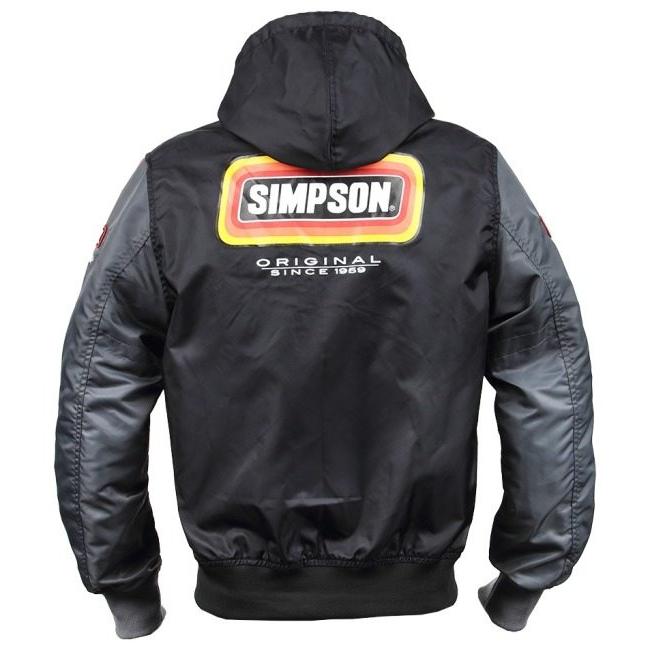 SIMPSON（シンプソン） NSM-2206 Riders VintageLogo Hoodies