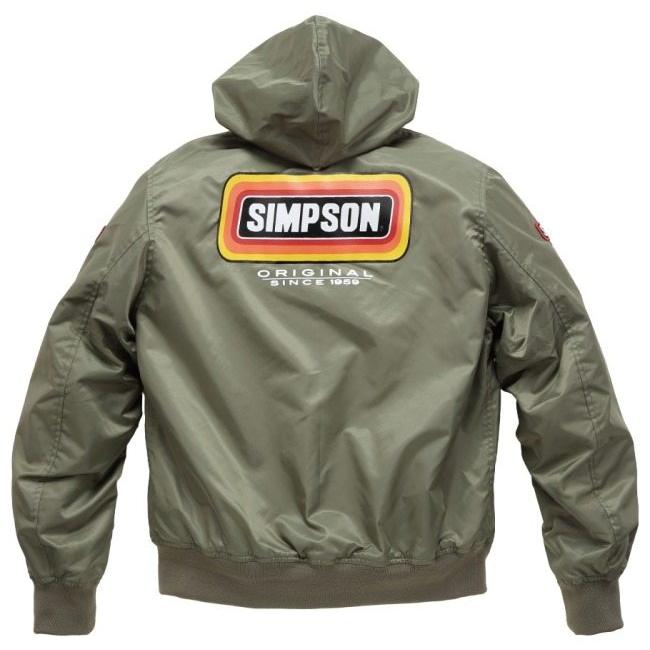 SIMPSON（シンプソン） NSM-2206 Riders VintageLogo Hoodies