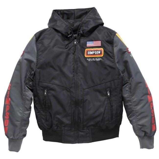SIMPSON（シンプソン） NSM-2206 Riders VintageLogo Hoodies
