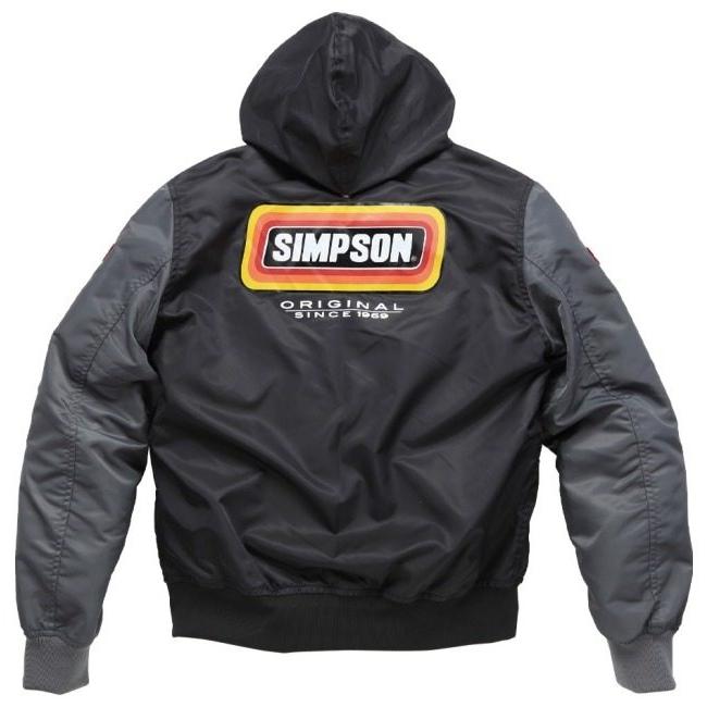 SIMPSON（シンプソン） NSM-2206 Riders VintageLogo Hoodies