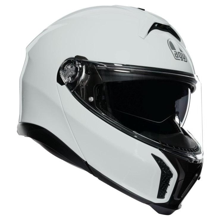 AGV エージーブイ TOURMODULAR JIS MONO - STELVIO WHITE ヘルメット サイズ：L(59-60cm) システムヘルメット | AGV