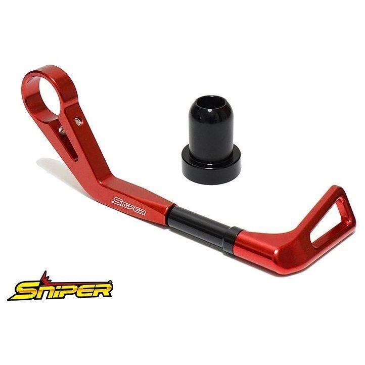 SNIPER スナイパー アルミ製ブレーキレバーガード カラー：レッド KAWASAKI カワサキ レバーガード ハンドル | SNIPER（バイク）