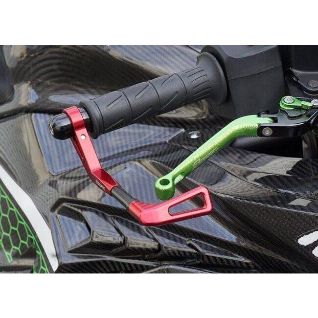 SNIPER スナイパー アルミ製ブレーキレバーガード カラー：レッド KAWASAKI カワサキ レバーガード ハンドル | SNIPER（バイク） | 02