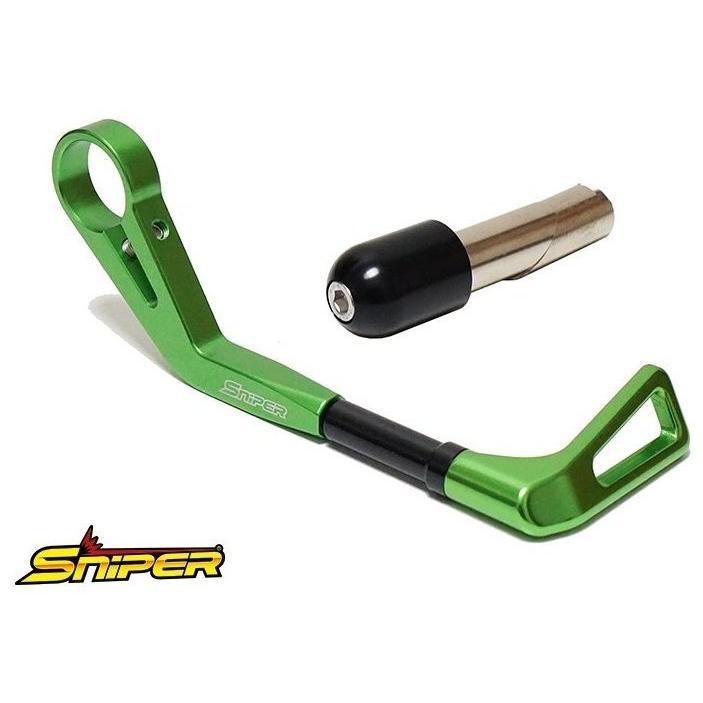SNIPER スナイパー アルミ製ブレーキレバーガード カラー：グリーン レバーガード ハンドル