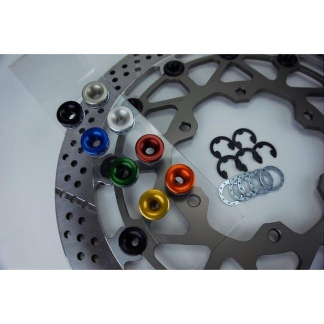 SUNSTAR サンスター WORKS EXPAND［ワークスエキスパンド］フロントディスクローター ピンカラー：シルバー / フローティングタイプ：フルフローティング 左用 | SUNSTAR（バイク） | 03