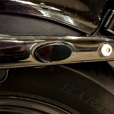 Pine Valley パインバレー リアウインカーホールカバープレート カラー：ブラックパウダーコート HARLEY-DAVIDSON ハーレーダビッドソン 灯火類 電装系 | Pine Valley | 02