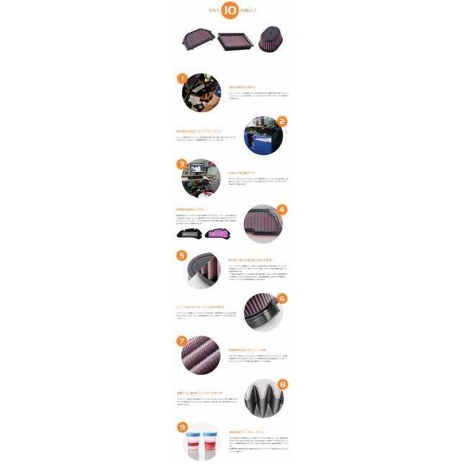 DNA ディーエヌエー 車種別モトフィルター PCX125 PCX160 PCX e：HEV HONDA ホンダ エアクリーナー・エアクリーナーエレメント 吸気関連 エンジン | ブランド登録なし | 03