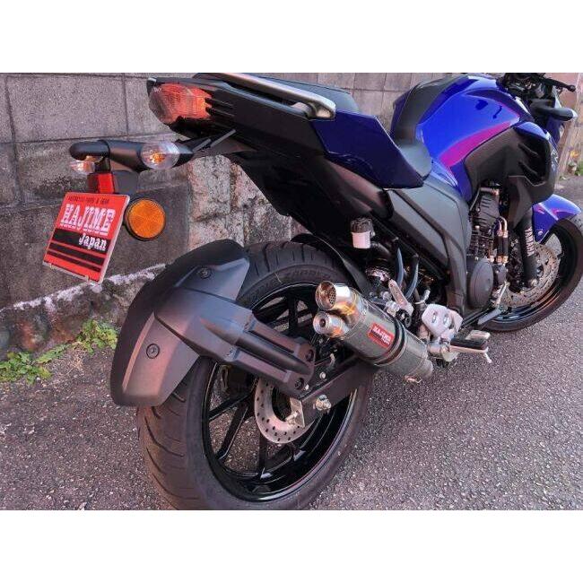 HAJIME Japan FZ25用 マフラー フルエキゾースト HAJIME ハジメ フルエキゾーストマフラー タイプ：ステンレス FZ25