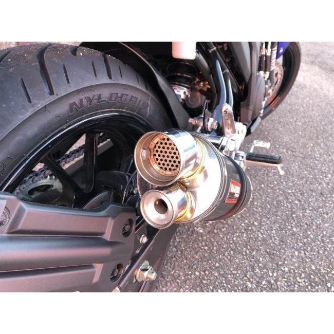 HAJIME ハジメ フルエキゾーストマフラー タイプ：ブラックカーボン