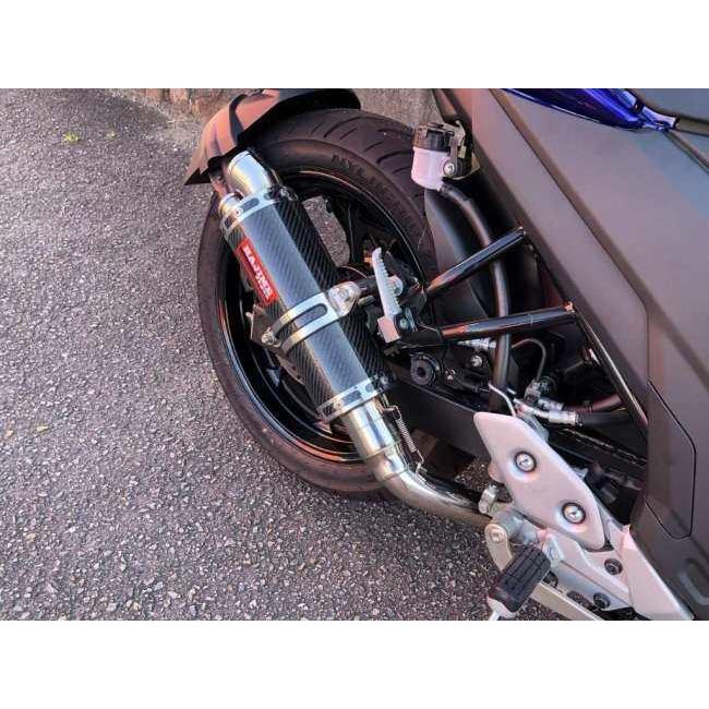 【専用になります】 HAJIME ハジメ フルエキゾーストマフラー タイプ：ブラックカーボン