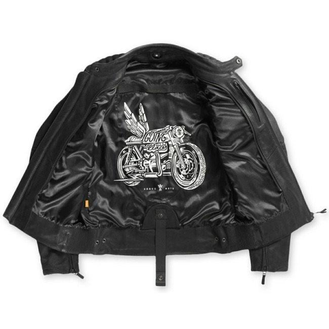 Buffalo Crack Leather Rider Jacket