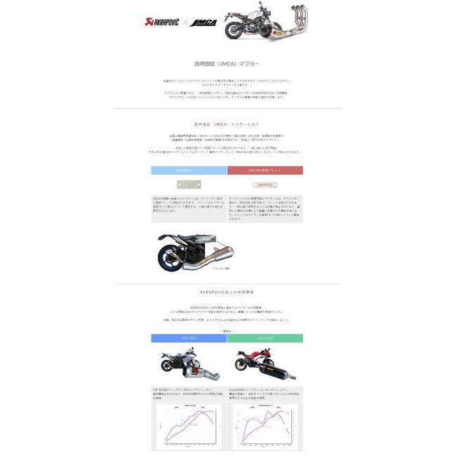 AKRAPOVIC（アクラポビッチ） 政府認証マフラー レーシングライン(2-1