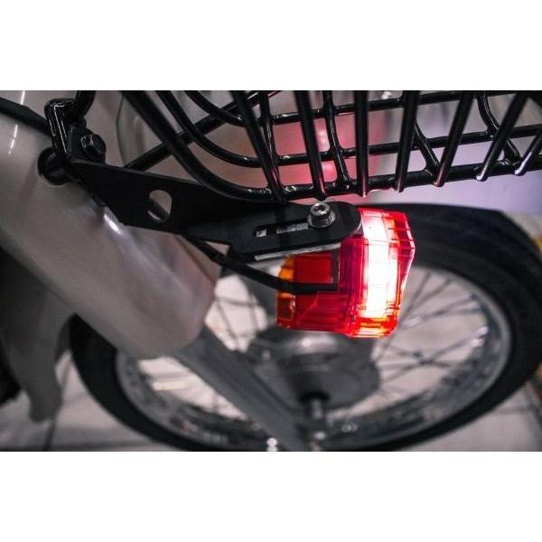 オレンジ フォグランプ メタル製 ブラケット式 PIRANHA ピラニア フォグランプブラケット スーパーカブ Super Cub