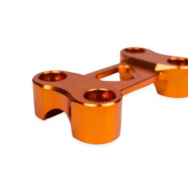 PIRANHA ピラニア ハンドルバーライザー KSR110 CR Racing カラー：オレンジ KAWASAKI カワサキ ハンドルポスト・ハンドルライザー ハンドル周辺パーツ | ブランド登録なし | 07