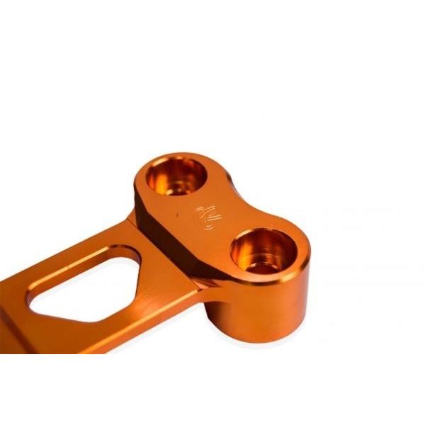 PIRANHA ピラニア ハンドルバーライザー KSR110 CR Racing カラー：オレンジ KAWASAKI カワサキ ハンドルポスト・ハンドルライザー ハンドル周辺パーツ | ブランド登録なし | 08