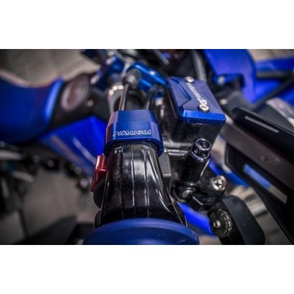 PIRANHA ピラニア スロットルワイヤーガイド WR155R/MT-15/M-SLAZ/XSR155 カラー：オレンジ M-SLAZ XSR155 WR155R MT-15 YAMAHA ヤマハ ブレーキ | ブランド登録なし | 05