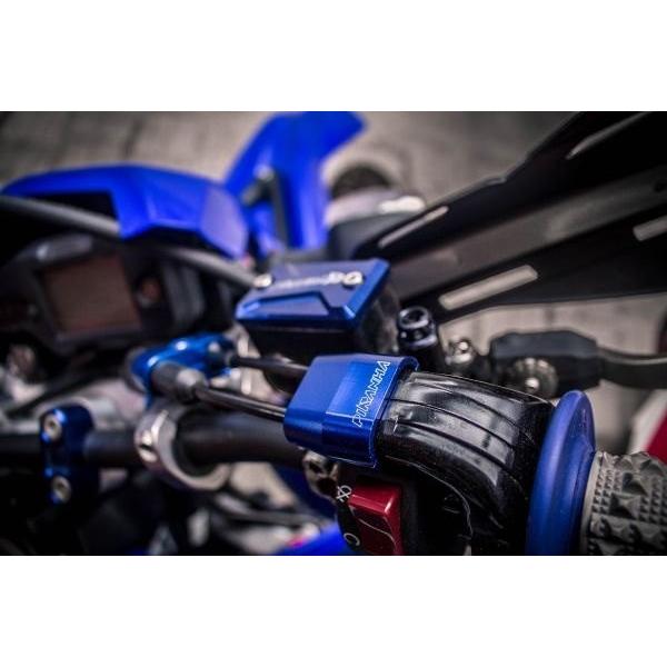 PIRANHA ピラニア スロットルワイヤーガイド WR155R/MT-15/M-SLAZ/XSR155 カラー：オレンジ M-SLAZ XSR155 WR155R MT-15 YAMAHA ヤマハ ブレーキ | ブランド登録なし | 06