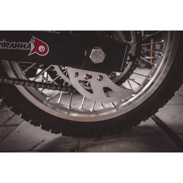 PIRANHA PIRANHA:ピラニア Swing Arm Pad ＋ Chain Guard CNC WR-155 PIRANHA-MX カラー：Grey WR155R YAMAHA ヤマハ｜webike｜08