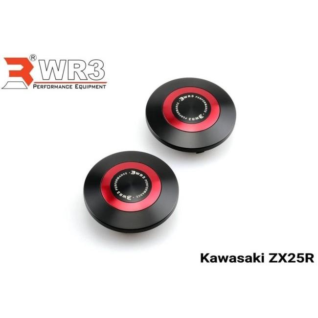 WR3 ダブルアールスリー フレームホールキャップ カラー：レッド ZX