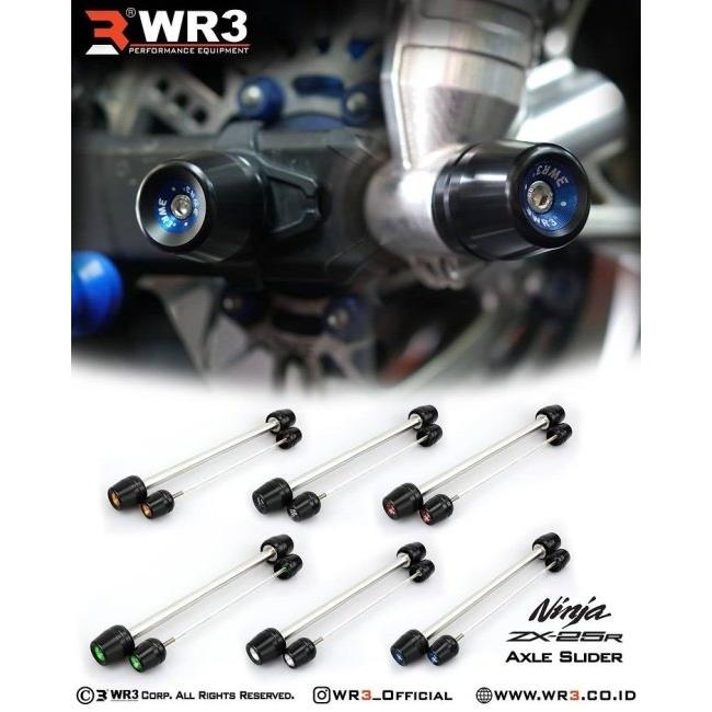 WR3 ダブルアールスリー アクスルスライダー カラー：ゴールド ZX-25R KAWASAKI カワサキ フレーム | WR3 | 04