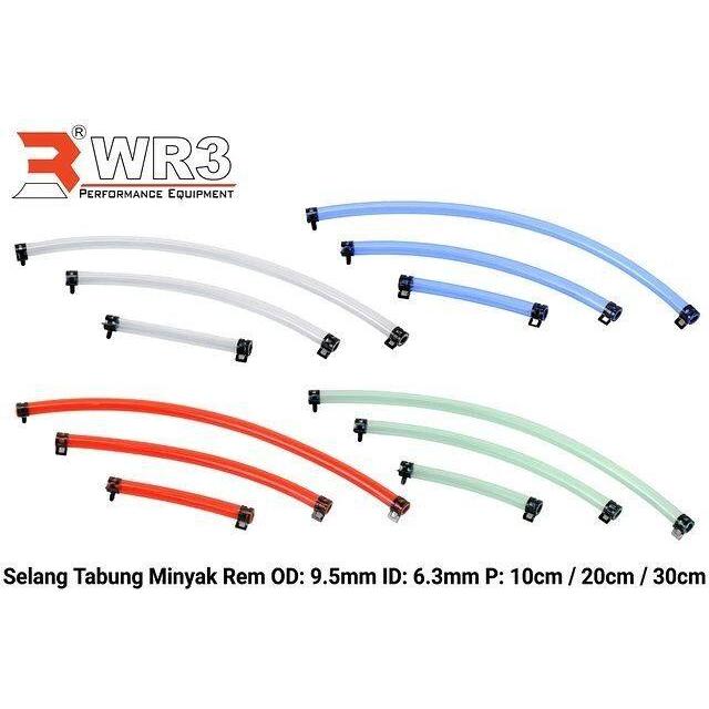 WR3 ダブルアールスリー Brake Fluid Reserver Hose Type：Clear / Type：10cm マスタータンクホース ブレーキ | WR3 | 01