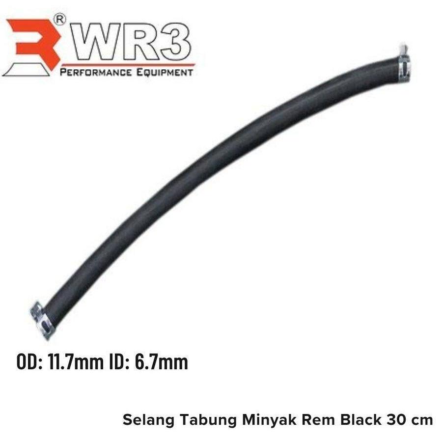 WR3 ダブルアールスリー Brake Fluid Reserver Hose Type：Black Silver / Type：30cm マスタータンクホース ブレーキ | WR3