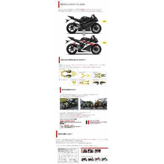 MDF エムディーエフ グラフィックキット タイプ：フロントトップパーツ(左右セット) シグナス グリファス YAMAHA ヤマハ 外装 | MDF | 03
